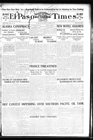 El Paso International Daily Times (El Paso, Tex.), Vol. 21, No. 179, Ed. 1 Friday, November 22, 1901