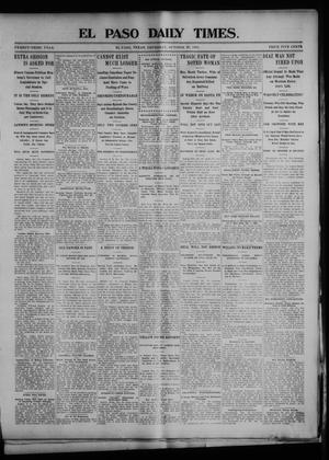 El Paso Daily Times. (El Paso, Tex.), Vol. 23, Ed. 1 Thursday, October 29, 1903