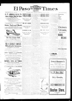 El Paso International Daily Times (El Paso, Tex.), Vol. 18, No. 191, Ed. 1 Thursday, August 11, 1898