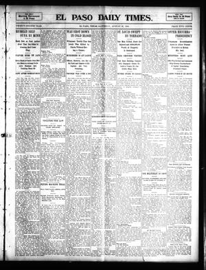 Primary view of object titled 'El Paso Daily Times. (El Paso, Tex.), Vol. 24, Ed. 1 Saturday, August 20, 1904'.