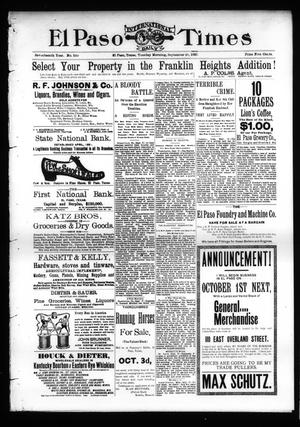 El Paso International Daily Times (El Paso, Tex.), Vol. 17, No. 230, Ed. 1 Tuesday, September 28, 1897
