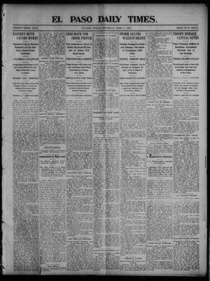 El Paso Daily Times. (El Paso, Tex.), Vol. 23, Ed. 1 Thursday, April 9, 1903