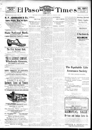 El Paso International Daily Times (El Paso, Tex.), Vol. 18, No. 54, Ed. 1 Friday, March 4, 1898
