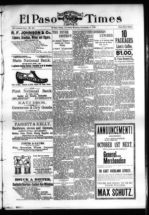El Paso International Daily Times (El Paso, Tex.), Vol. 17, No. 220, Ed. 1 Thursday, September 16, 1897