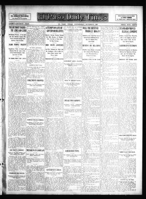 El Paso Daily Times (El Paso, Tex.), Vol. 27, Ed. 1 Wednesday, October 9, 1907
