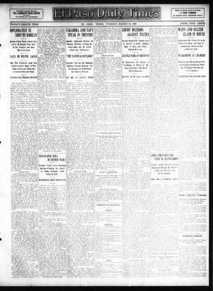 El Paso Daily Times (El Paso, Tex.), Vol. 28, Ed. 1 Tuesday, March 24, 1908