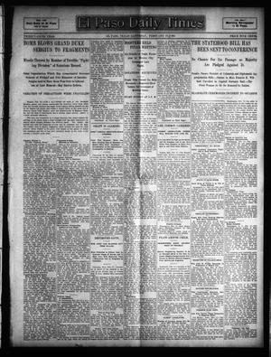 El Paso Daily Times (El Paso, Tex.), Vol. 25, Ed. 1 Saturday, February 18, 1905