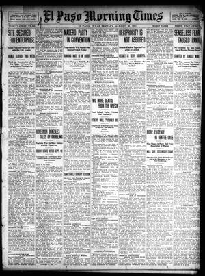 El Paso Morning Times (El Paso, Tex.), Vol. 31, Ed. 1 Monday, August 28, 1911