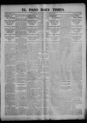 El Paso Daily Times. (El Paso, Tex.), Vol. 23, Ed. 1 Tuesday, November 10, 1903