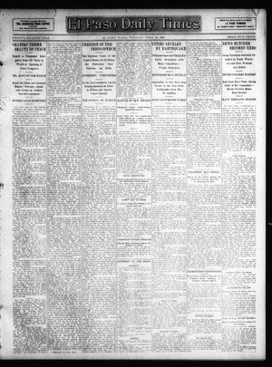 El Paso Daily Times (El Paso, Tex.), Vol. 27, Ed. 1 Tuesday, April 16, 1907