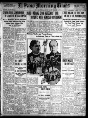 El Paso Morning Times (El Paso, Tex.), Vol. 31, Ed. 1 Monday, September 4, 1911