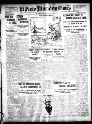 El Paso Morning Times (El Paso, Tex.), Vol. 30, Ed. 1 Tuesday, July 19, 1910