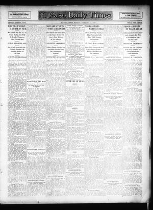 El Paso Daily Times (El Paso, Tex.), Vol. 26, Ed. 1 Monday, February 11, 1907