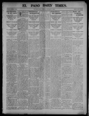 El Paso Daily Times. (El Paso, Tex.), Vol. 23, Ed. 1 Friday, January 30, 1903