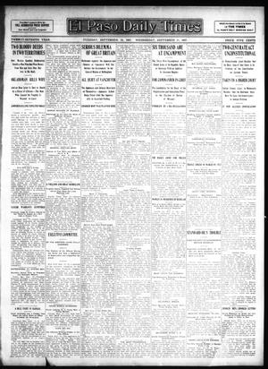 El Paso Daily Times (El Paso, Tex.), Vol. 27, Ed. 1 Wednesday, September 11, 1907