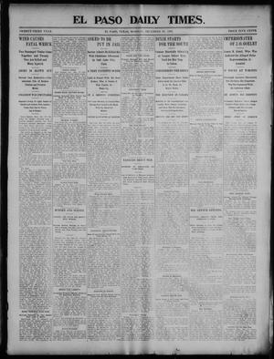 El Paso Daily Times. (El Paso, Tex.), Vol. 23, Ed. 1 Monday, December 28, 1903