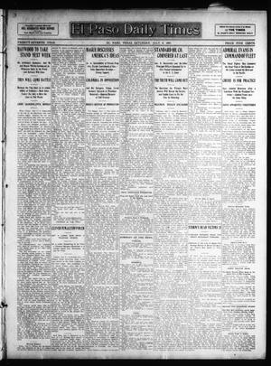 El Paso Daily Times (El Paso, Tex.), Vol. 27, Ed. 1 Saturday, July 6, 1907