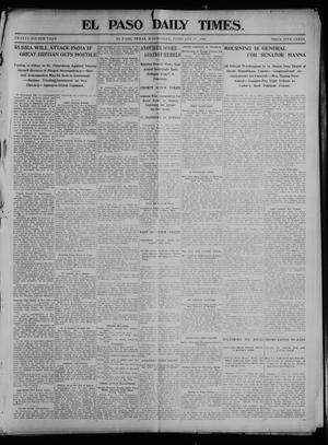El Paso Daily Times. (El Paso, Tex.), Vol. 24, Ed. 1 Wednesday, February 17, 1904