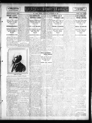 El Paso Daily Times (El Paso, Tex.), Vol. 27, Ed. 1 Saturday, November 30, 1907
