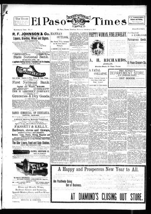 El Paso International Daily Times (El Paso, Tex.), Vol. 18, No. 3, Ed. 1 Tuesday, January 4, 1898