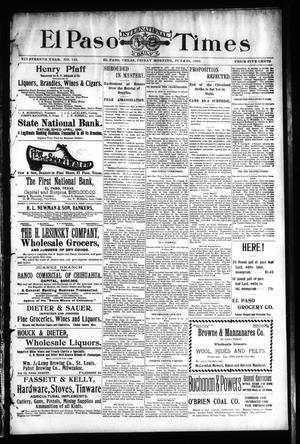 El Paso International Daily Times (El Paso, Tex.), Vol. 19, No. 145, Ed. 1 Friday, June 23, 1899