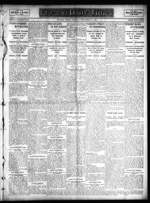 Primary view of object titled 'El Paso Daily Times (El Paso, Tex.), Vol. 24, Ed. 1 Tuesday, September 27, 1904'.