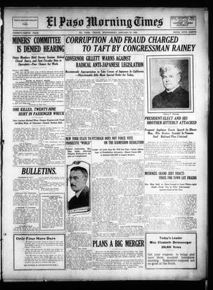 El Paso Morning Times (El Paso, Tex.), Vol. 29, Ed. 1 Wednesday, January 27, 1909