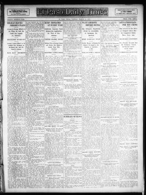 Primary view of object titled 'El Paso Daily Times (El Paso, Tex.), Vol. 26, Ed. 1 Tuesday, March 12, 1907'.