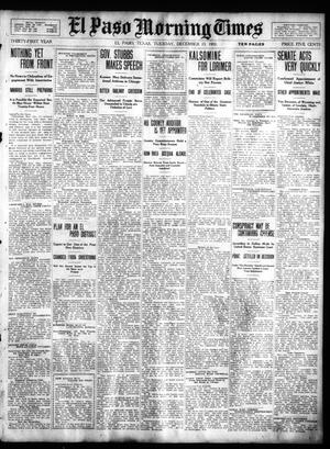 El Paso Morning Times (El Paso, Tex.), Vol. 31, Ed. 1 Tuesday, December 13, 1910