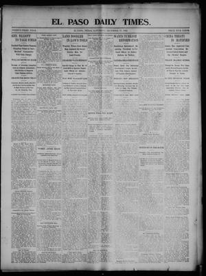 El Paso Daily Times. (El Paso, Tex.), Vol. 23, Ed. 1 Saturday, December 19, 1903