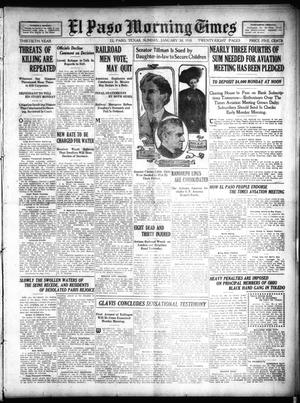 El Paso Morning Times (El Paso, Tex.), Vol. 30, Ed. 1 Sunday, January 30, 1910