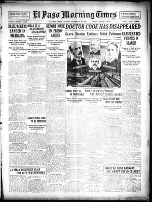 El Paso Morning Times (El Paso, Tex.), Vol. 29, Ed. 1 Sunday, November 28, 1909