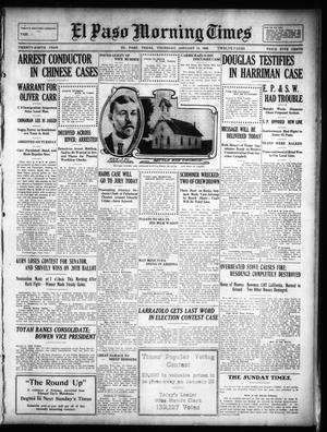 El Paso Morning Times (El Paso, Tex.), Vol. 29, Ed. 1 Thursday, January 14, 1909