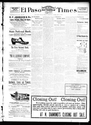 El Paso International Daily Times (El Paso, Tex.), Vol. 19, No. 30, Ed. 1 Friday, February 4, 1898