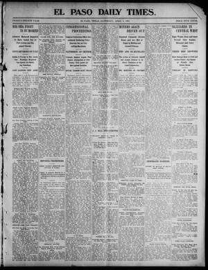 El Paso Daily Times. (El Paso, Tex.), Vol. 24, Ed. 1 Saturday, April 9, 1904