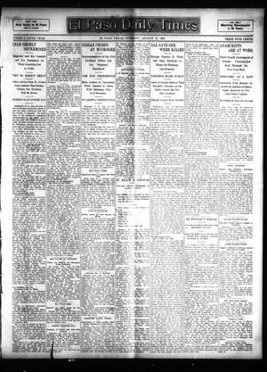 El Paso Daily Times (El Paso, Tex.), Vol. 25, Ed. 1 Tuesday, August 22, 1905