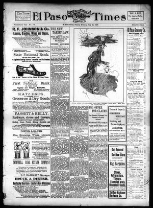 El Paso International Daily Times (El Paso, Tex.), Vol. 17, No. 175, Ed. 1 Sunday, July 25, 1897