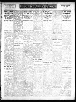 El Paso Daily Times (El Paso, Tex.), Vol. 27, Ed. 1 Monday, September 9, 1907