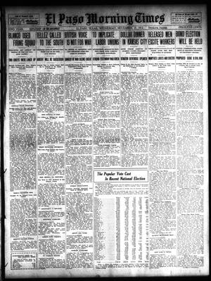 El Paso Morning Times (El Paso, Tex.), Vol. 32, Ed. 1 Wednesday, November 27, 1912