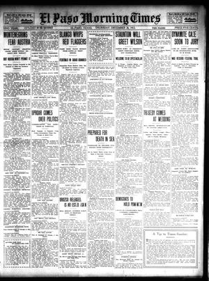El Paso Morning Times (El Paso, Tex.), Vol. 32, Ed. 1 Thursday, December 26, 1912