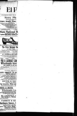 Primary view of object titled 'El Paso International Daily Times (El Paso, Tex.), Vol. 19, No. 135, Ed. 1 Saturday, June 10, 1899'.