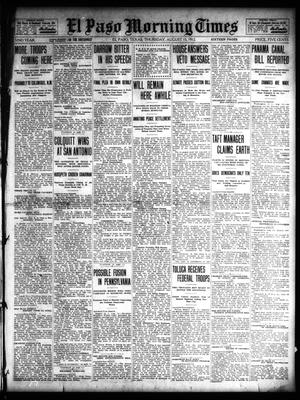 El Paso Morning Times (El Paso, Tex.), Vol. 32, Ed. 1 Thursday, August 15, 1912