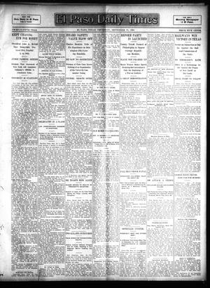 El Paso Daily Times (El Paso, Tex.), Vol. 25, Ed. 1 Thursday, September 21, 1905