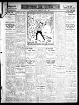 El Paso Daily Times (El Paso, Tex.), Vol. 28, Ed. 1 Saturday, July 4, 1908