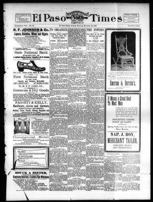 El Paso International Daily Times (El Paso, Tex.), Vol. 17, No. 50, Ed. 1 Sunday, February 28, 1897