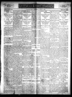 El Paso Daily Times (El Paso, Tex.), Vol. 25, Ed. 1 Wednesday, August 23, 1905