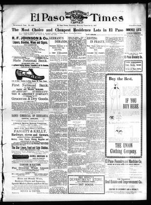 El Paso International Daily Times (El Paso, Tex.), Vol. 17, No. 286, Ed. 1 Thursday, December 2, 1897