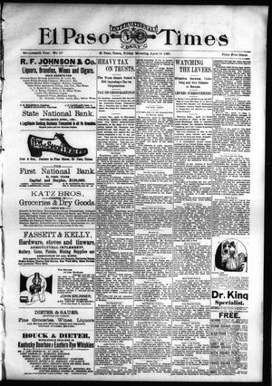 El Paso International Daily Times (El Paso, Tex.), Vol. 17, No. 90, Ed. 1 Friday, April 16, 1897