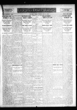 El Paso Daily Times (El Paso, Tex.), Vol. 27, Ed. 1 Tuesday, July 30, 1907