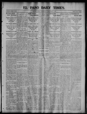 El Paso Daily Times. (El Paso, Tex.), Vol. 23, No. 118, Ed. 1 Wednesday, September 9, 1903